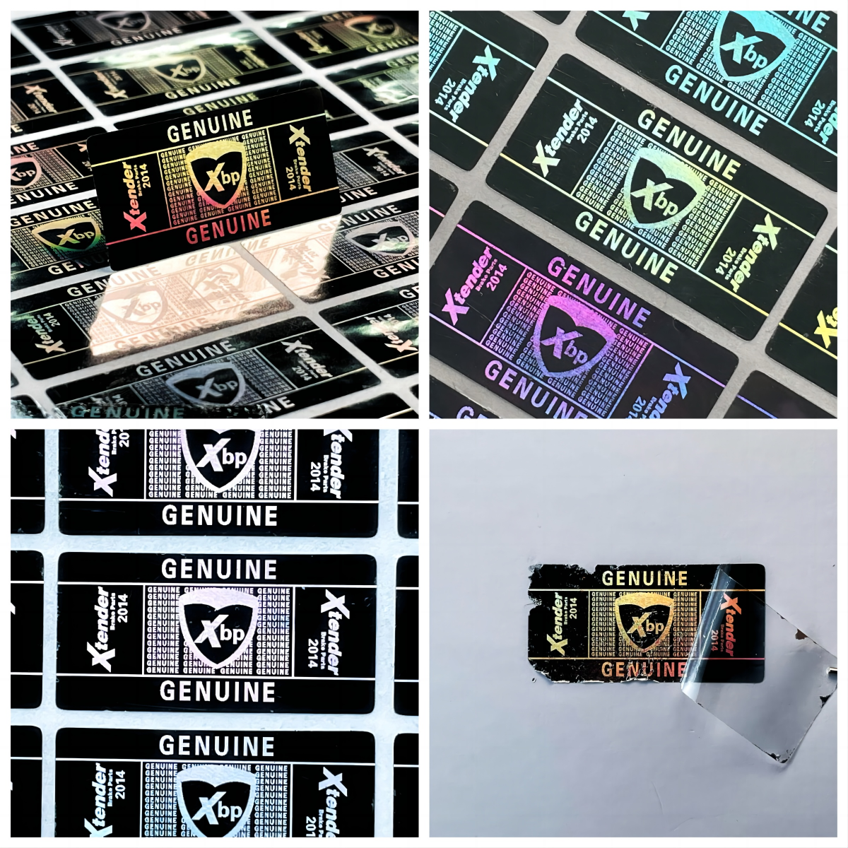 防偽激光標(biāo)簽一次性防偽標(biāo)貼揭開失效不規(guī)則留底防偽標(biāo)